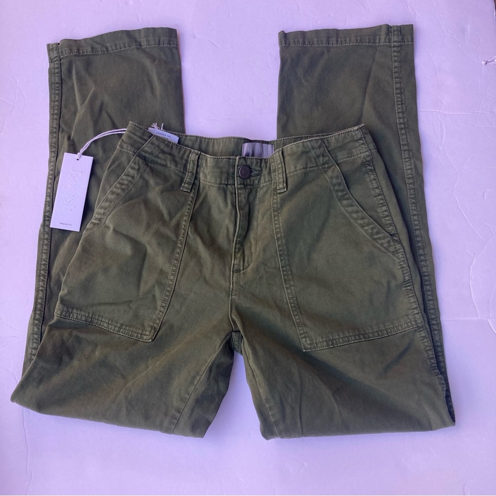 New NWT Boyish The Logan The Last Command olive army green utility pants 25